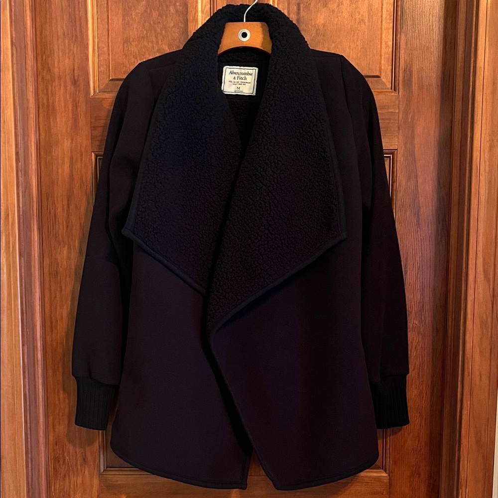 Abercrombie & Fitch Black Teddy Jacket